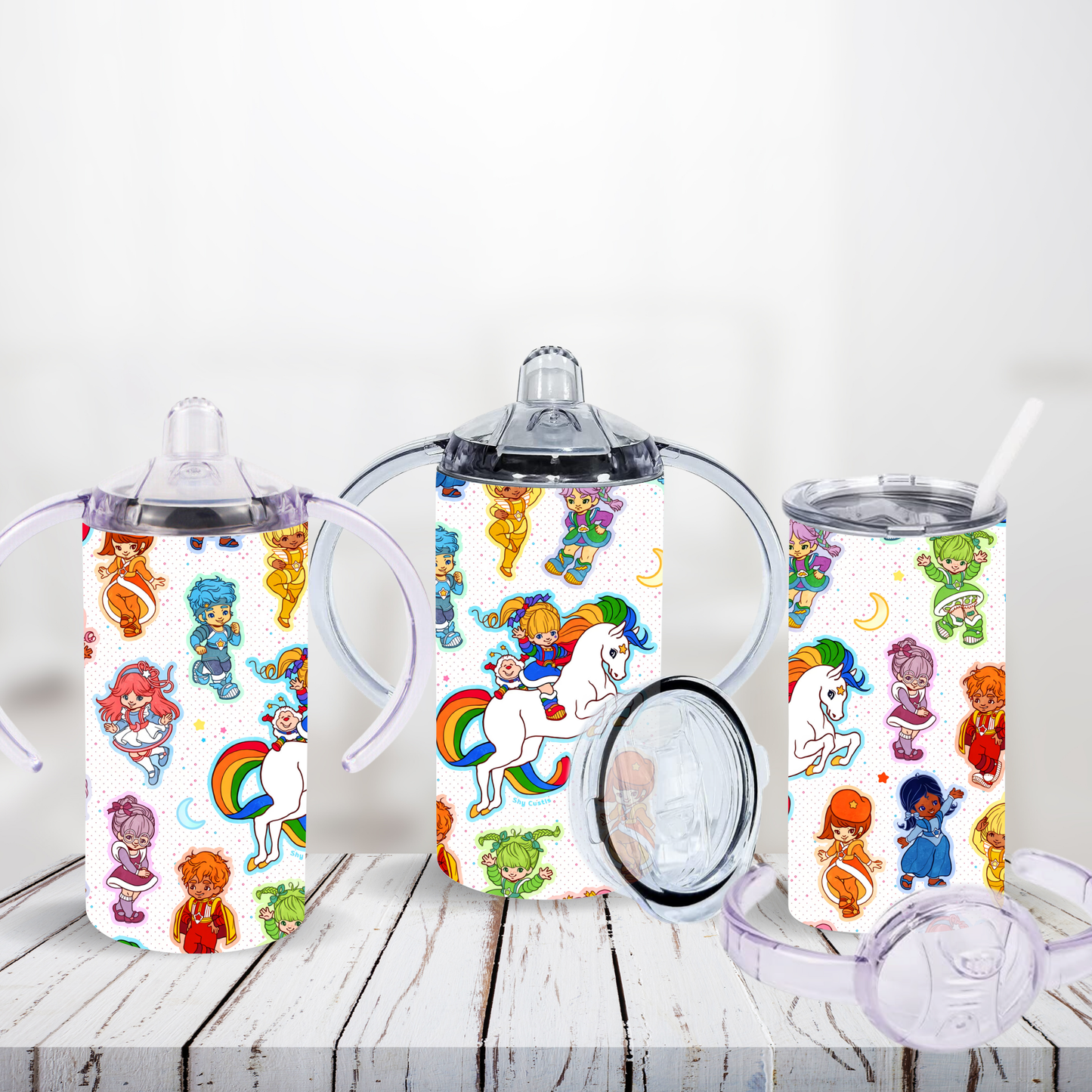 Retro Rainbow Magic Sippy