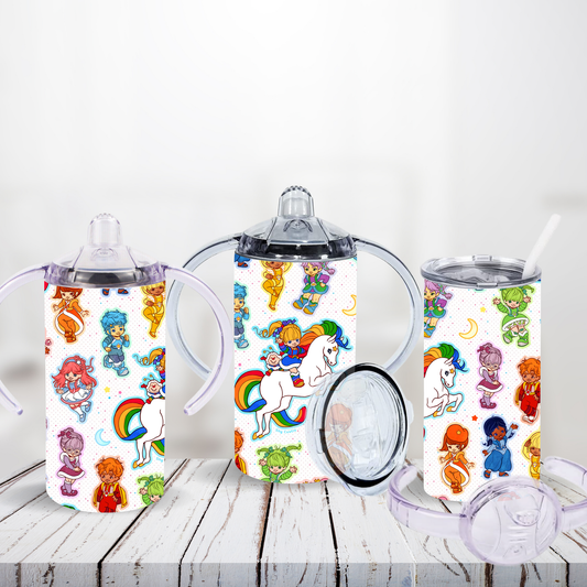 Retro Rainbow Magic Sippy