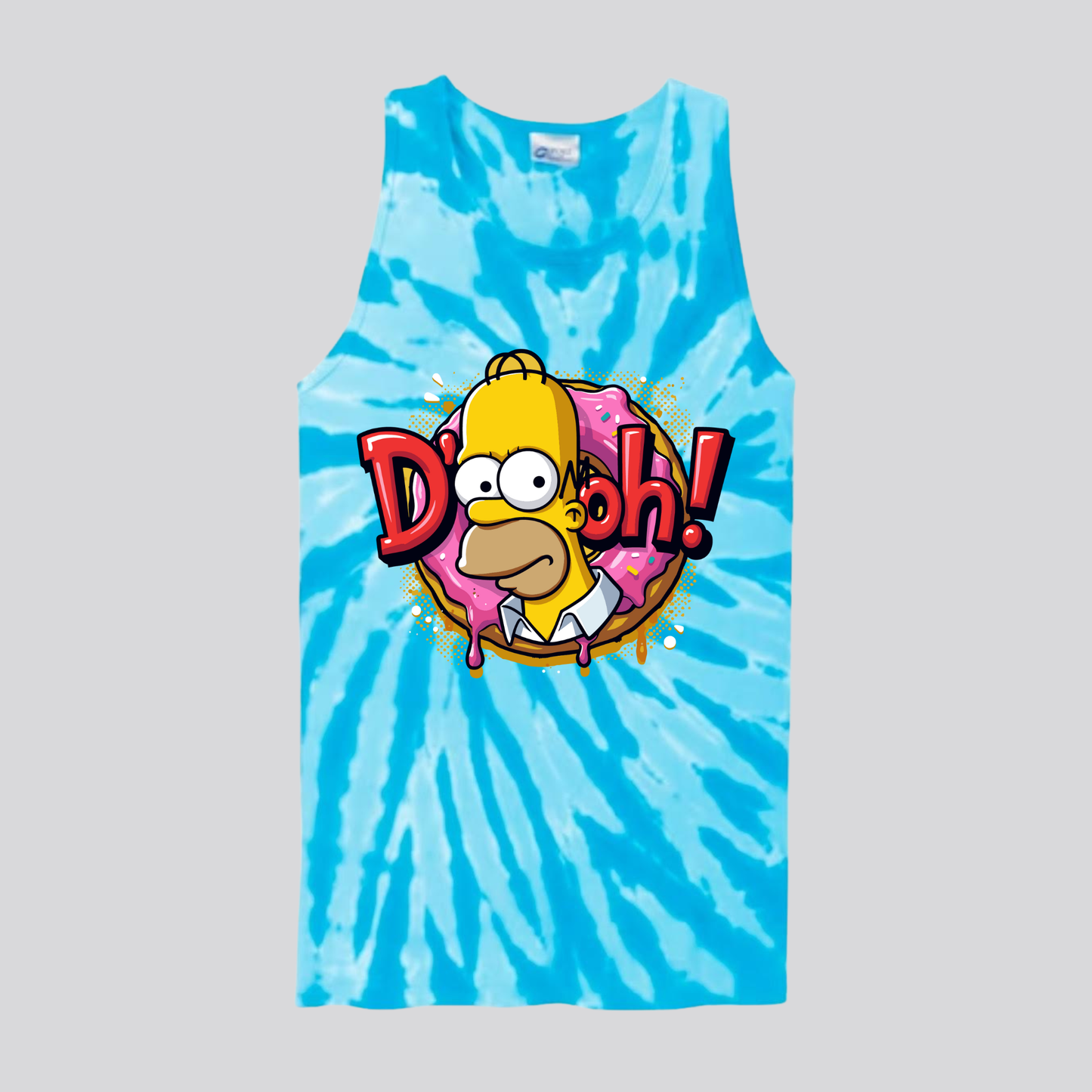 blue tie dye
