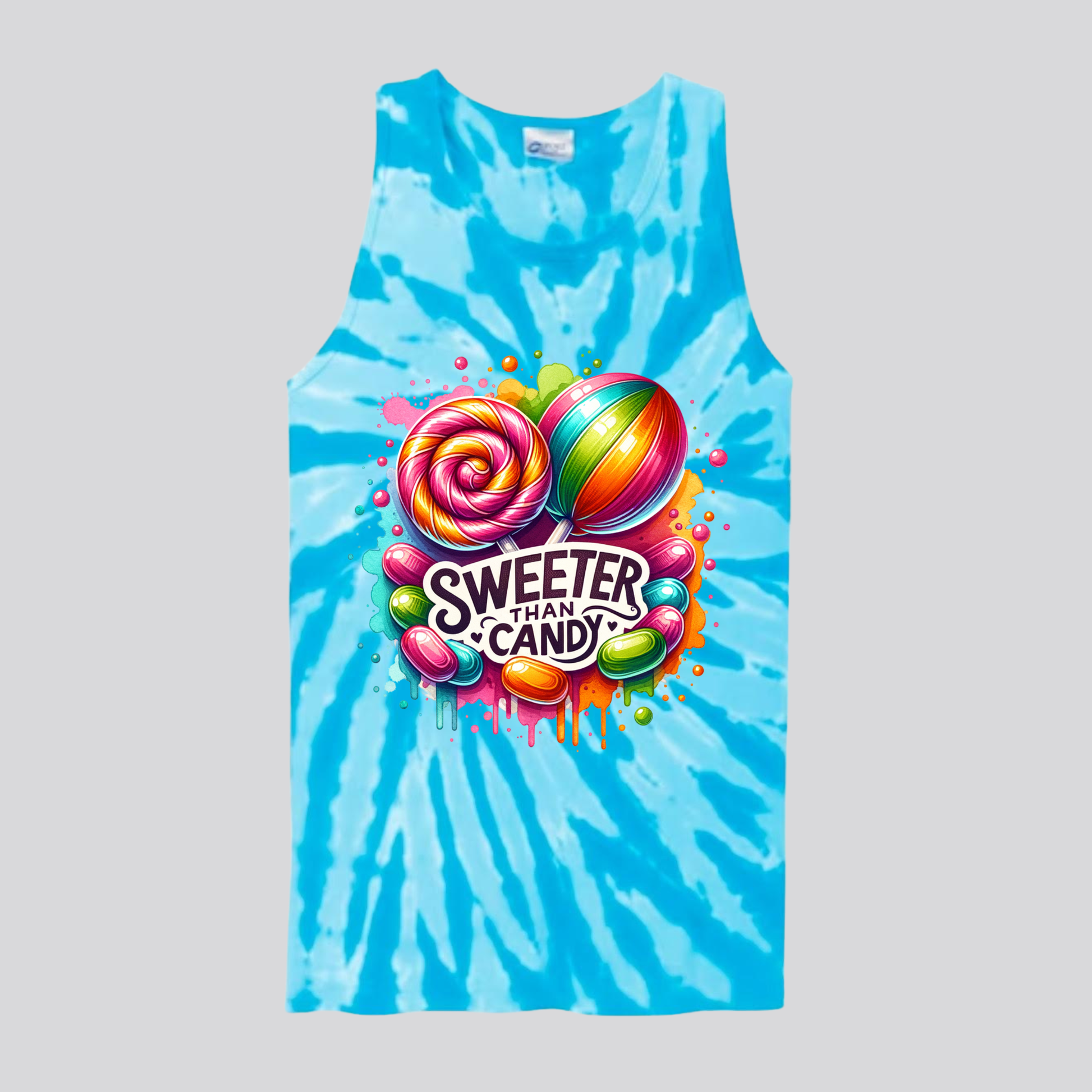 blue tie dye